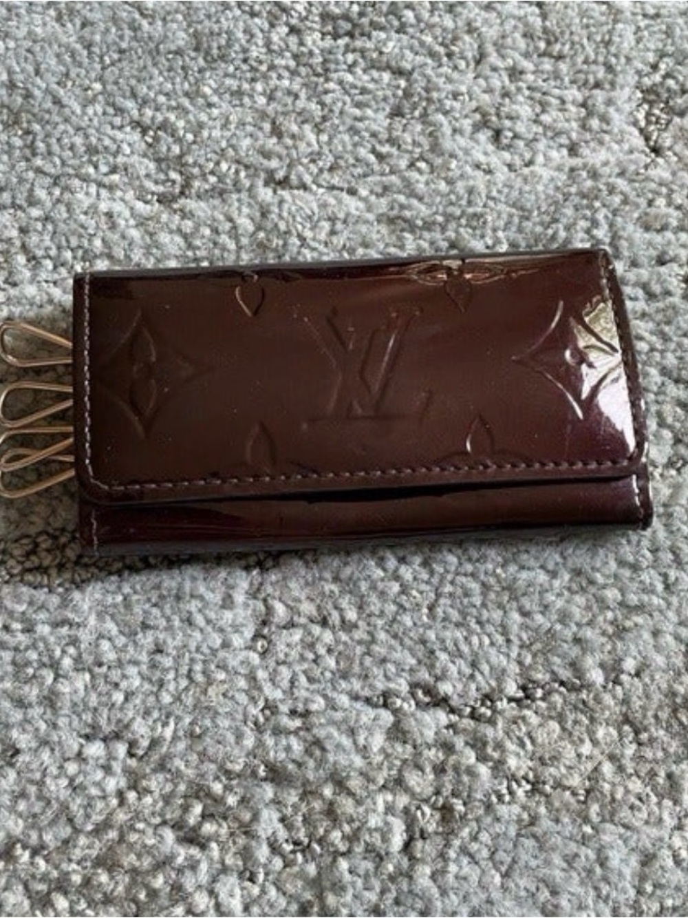 Louis Vuitton Vernis Key Pouch - Glossy